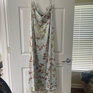 Floral Spaghetti Strap Dress